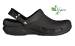 alternate view #2 of: Zueco con puntera blanda antideslizante negro unisex Crocs Bistro