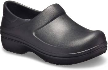 Zueco de trabajo antideslizante, con puntera blanda, negro, de mujer, Crocs CRNERIABLK Pro II