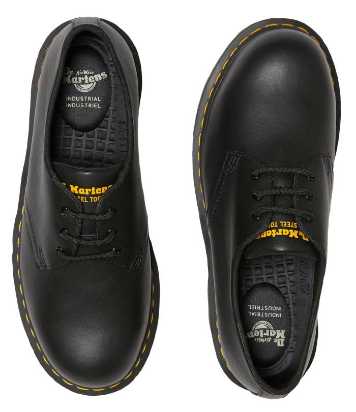 alternate view #3 of: Oxford antideslizante, EH, con puntera de acero, negro, de hombre, Dr. Martens DMR26310001 1461