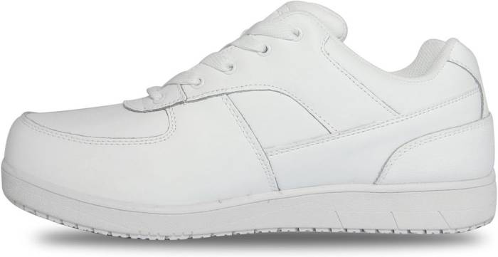 alternate view #2 of: Genuine Grip GGM2015 Men's, White, Soft Toe, Slip Resistant, Low Athletic, Work Shoe