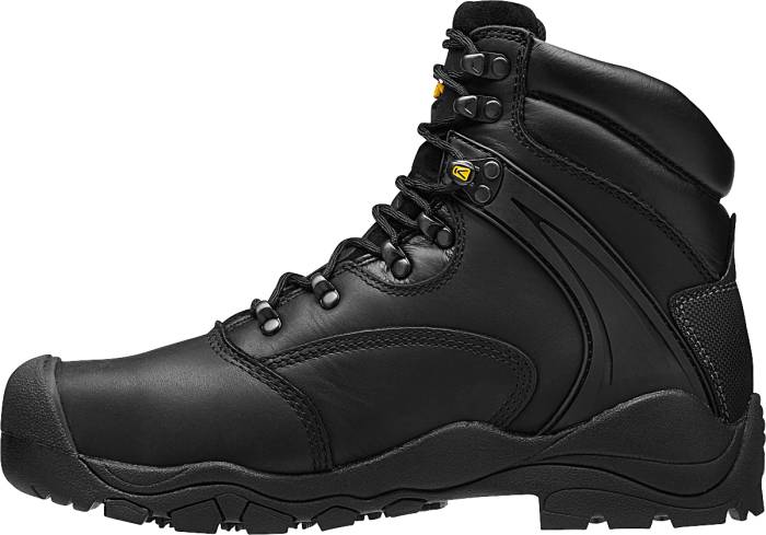 alternate view #3 of: KEEN Utility KN1011357 Louisville Black Steel Toe, EH, Waterproof, Men's Hiker