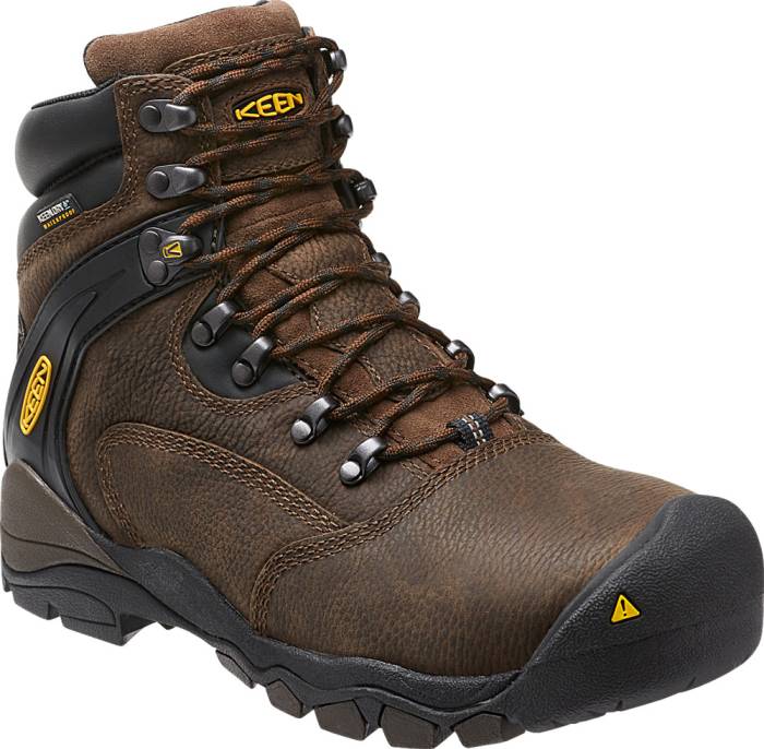 alternate view #2 of: Zapato para senderismo de hombre, impermeable, EH, con puntera de acero, marrÝn cascada KEEN Utility KN1015401 Louisville