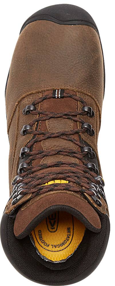 alternate view #4 of: Zapato para senderismo de hombre, impermeable, EH, con puntera de acero, marrÝn cascada KEEN Utility KN1015401 Louisville