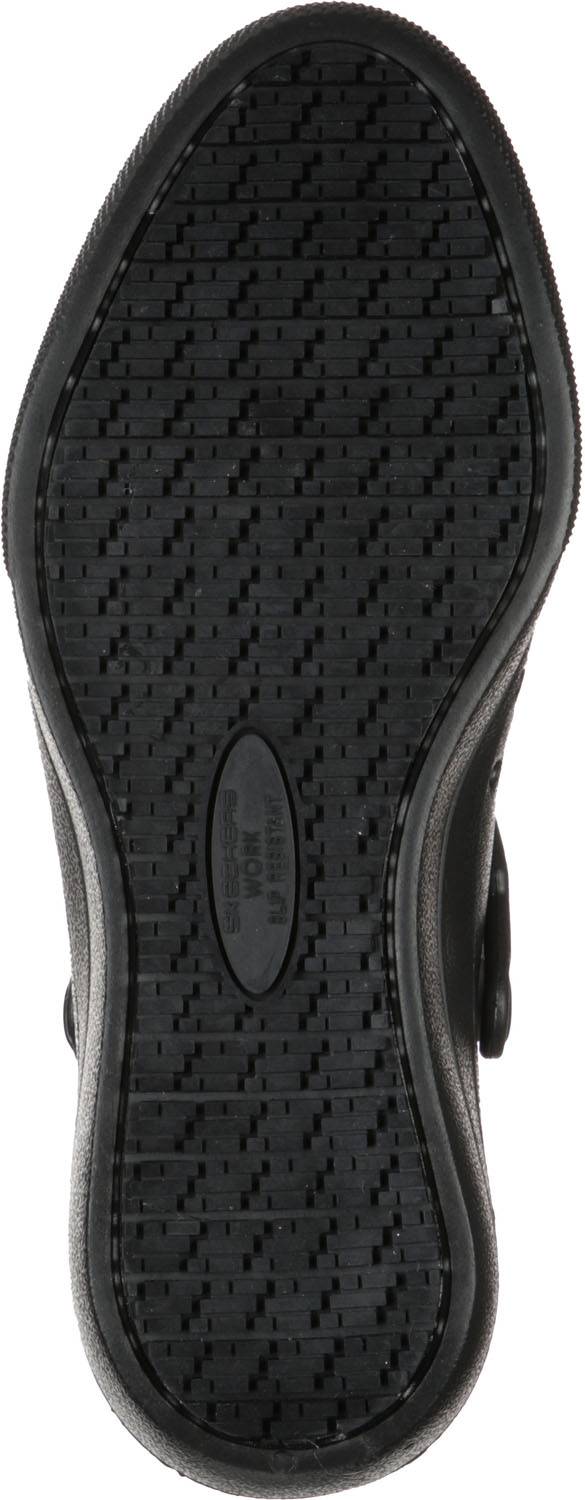 alternate view #5 of: SKECHERS Work SK108051BBK Amreli, Women's, Black, Soft Toe, Slip Resistant Clog