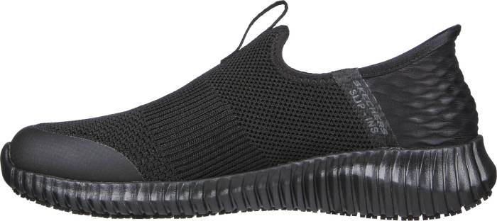 alternate view #3 of: SKECHERS Work SK108127BLK Cessnock-Gwynedd Hands Free Slip-ins™, Women's, Black, Soft Toe, EH, Slip Resistant, Athletic Work Shoe