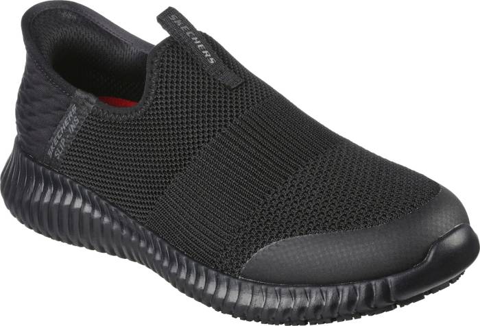 view #1 of: SKECHERS Work SK108127BLK Cessnock-Gwynedd Hands Free Slip-ins™, Women's, Black, Soft Toe, EH, Slip Resistant, Athletic Work Shoe