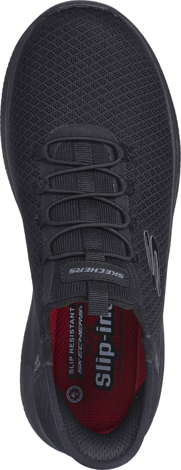 alternate view #4 of: SKECHERS Work SK108144BBK Summits SR-Enslee Hands Free Slip-ins™, Women's, Black, Soft Toe, EH, Slip Resistant, Athletic Work Shoe