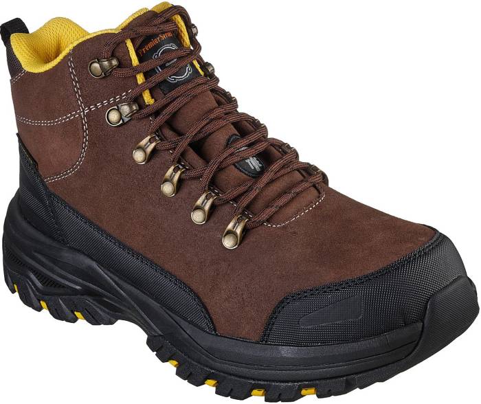 view #1 of: Bota de trabajo de 6ápulgadas impermeable EH con puntera de acero marrÝn de hombre SKECHERS Work SK200091BRS Fannter-Dezful