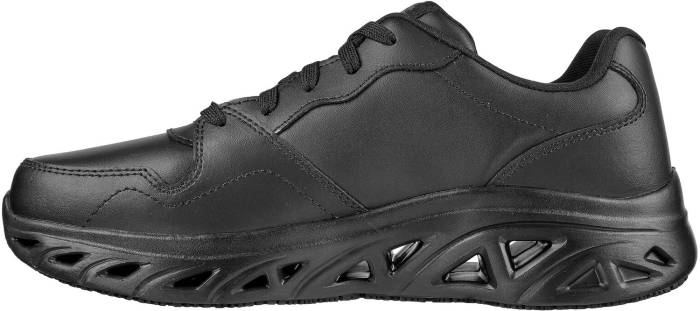 alternate view #3 of: SKECHERS Work SK200105BLK Benafix, Men's, Black, Soft Toe, Slip Resistant, Low Athletic, Work Shoe