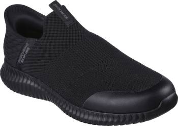 SKECHERS Work SK200171BLK Cessnock-Ryland Hands Free Slip-ins™, Men's, Black, Soft Toe, EH, Slip Resistant, Athletic Work Shoe