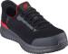 view #1 of: SKECHERS Work SK200206BKRD Tilido-Fletchit Hands Free Slip-ins™, Men's, Black/Red, Comp Toe, EH, Slip Resistant, Athletic, Work Shoe