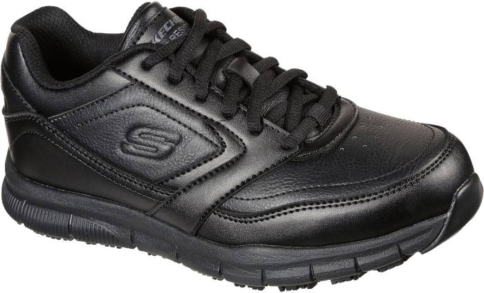 view #1 of: SKECHERS Work SK77235BLK Nampa-Wyola, Women's, Black, Soft Toe, EH, Slip Resistant Athletic