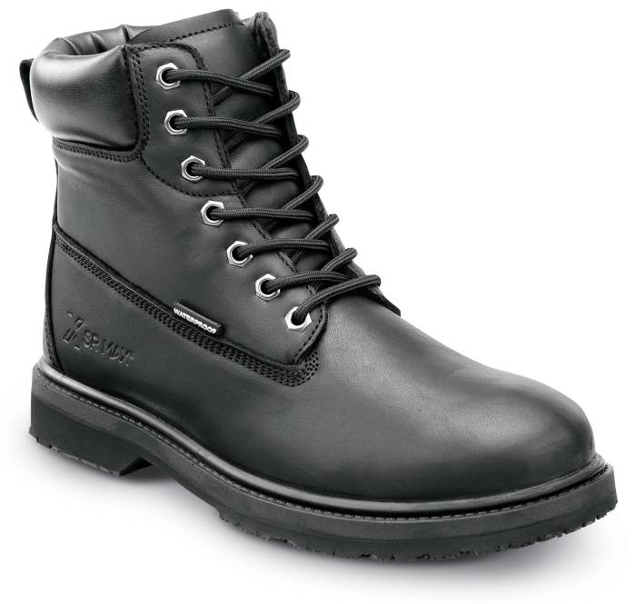 view #1 of: SR Max SRM5510 Duluth, Men's, Black, 6 Inch, Waterproof, MaxTRAX Slip Resistant, Soft Toe Work Boot