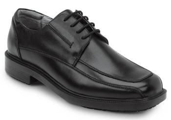 Zapato de trabajo con puntera blanda, antideslizante MaxTRAX, estilo de vestir, negro, de hombre, SR Max SRM3000 Manhattan