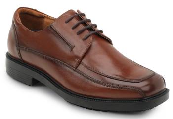 Zapato de trabajo con puntera blanda, antideslizante MaxTRAX, estilo de vestir, marrÝn, de hombre, SR Max SRM3050 Manhattan