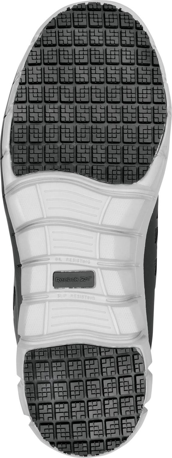 alternate view #5 of: Reebok Work SRB033 Sublite Cushion Work, Women's, Black/Grey, Athletic Style, MaxTRAX Slip Resistant, Soft Toe Work Shoe