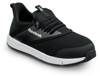 Zapato de trabajo atlÒtico antideslizante, EH ,con puntera de acero, de mujer, negro/blanco, Reebok Work SRB062 DayStart Work