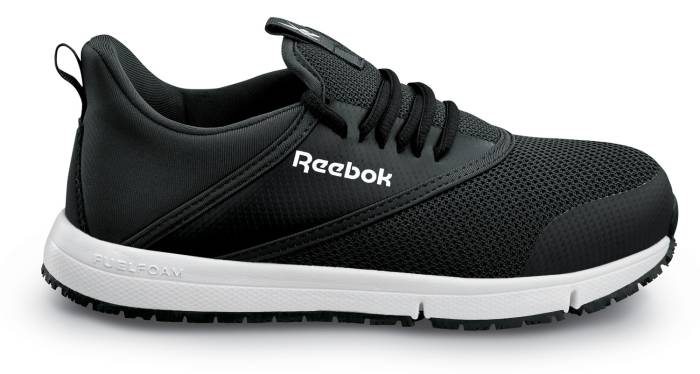 alternate view #2 of: Reebok Work SRB062 DayStart Work, Women's, Black/White, Steel Toe, EH, MaxTRAX Slip Resistant, Low Athletic, Work Shoe