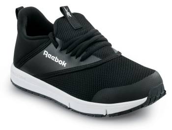 Zapato de trabajo atlÒtico antideslizante, EH ,con puntera blanda, de mujer, negro/blanco, Reebok Work SRB066 DayStart Work