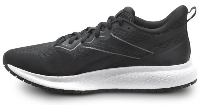 alternate view #3 of: Reebok Work SRB3311 Floatride Energy, Men's, Black/White, Athletic Style, MaxTRAX Slip Resistant, Soft Toe Work Shoe