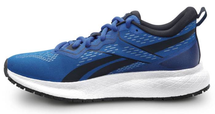 alternate view #3 of: Reebok Work SRB335 Floatride Energy, Women's, Blue/White, Athletic Style, MaxTRAX Slip Resistant, Soft Toe Work Shoe