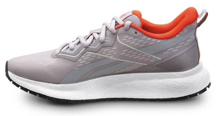 alternate view #3 of: Reebok Work SRB336 Floatride Energy, Women's, Grey/Peach, Athletic Style, MaxTRAX Slip Resistant, Soft Toe Work Shoe