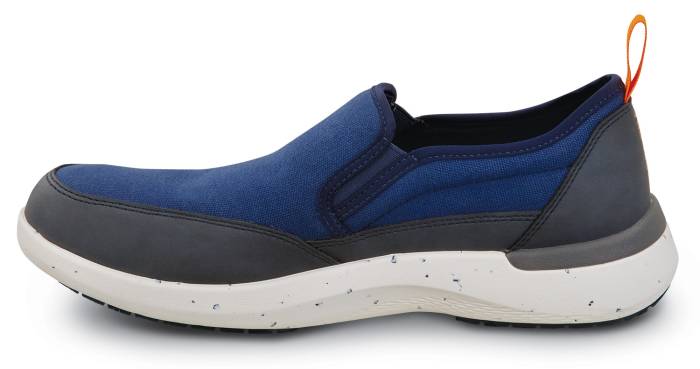 alternate view #3 of: Rockport Works SRK4574 truFLEX Fly Mudguard Work, Men's, Navy, Comp Toe, SD, MaxTRAX Slip Resistant, Casual, Slip On, Work Shoe