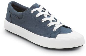 Zapato de trabajo con puntera blanda, antideslizante MaxTRAX, estilo para patinaje, azul/blanco de mujer SR Max SRM168 Ventura