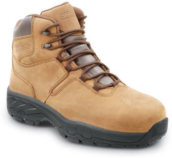 SR Max SRM2670 Estes, Men's, Brown, Hiker Style, Comp Toe, SD, Waterproof, MaxTRAX Slip Resistant, Work Boot