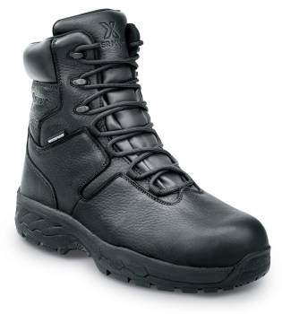 Bota de trabajo, antideslizante MaxTRAX, aislada, impermeable, EH, con puntera de material compuesto, de 8ápulgadas, negra, de mujer, SR Max SRM295 Bear