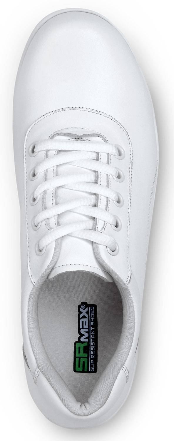 alternate view #4 of: SR Max SRM404 Abilene, Women's, White, Casual Oxford Style, MaxTRAX Slip Resistant, Soft Toe Work Shoe