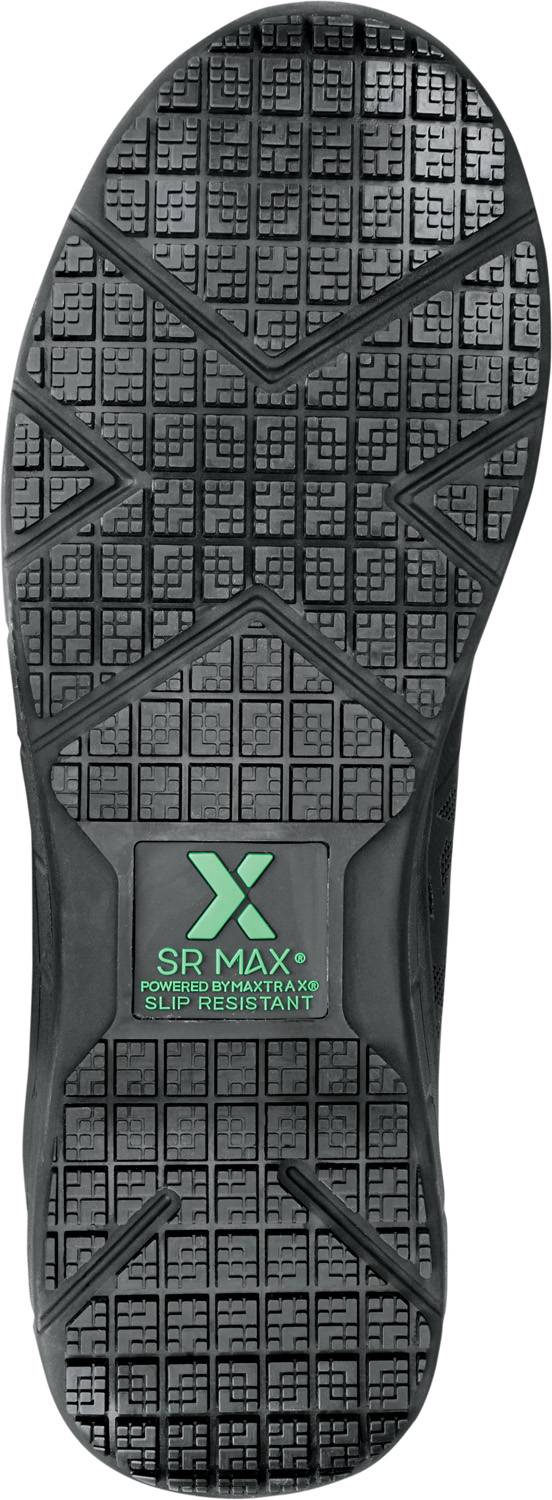 alternate view #5 of: SR Max SRM4200 Wake, Men's, Black, Athletic Style, MaxTRAX Slip Resistant, Soft Toe Work Shoe