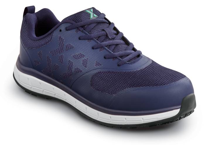 view #1 of: SR Max SRM4260 Dillon, Men's, Dark Blue, Athletic Style, MaxTRAX Slip Resistant, Steel Toe Work Shoe