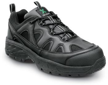 Zapato de trabajo, antideslizante MaxTRAX, EH, con puntera de acero de estilo atlÒtico, negro, unisex SR Max SRM4400 Walden