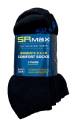 alternate view #2 of: SR Max SRM5213CBLK Womens Black Comfort Low Cut Socks - 3 Pair Pack