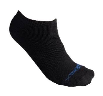 SR Max SRM5214CBLK Mens Black Comfort Low Cut Socks - 3 Pair Pack