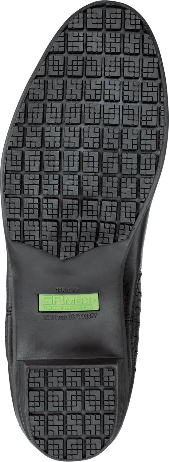 alternate view #5 of: SR Max SRM565 Galena, Women's, Black, Demi Boot Style, MaxTRAX Slip Resistant, Soft Toe Work Shoe