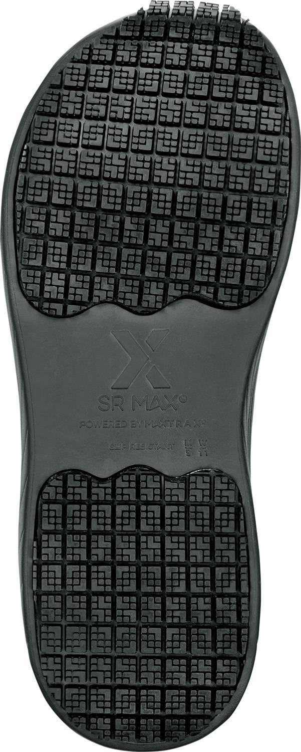 alternate view #5 of: SR Max SRM7900 Gulfport, Unisex, Black, Soft Toe, MaxTRAX Slip Resistant, Waterproof, Work Clog