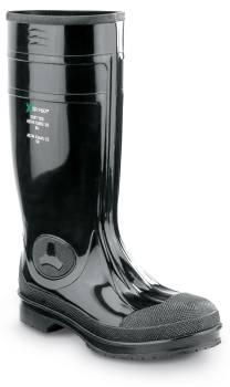 Bota de trabajo antideslizante MaxTRAX, impermeable, EH, con puntera de acero, de PVC de 16ápulgadas, negra, unisex, SR Max SRM8200 Seward