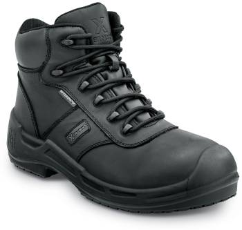 Bota de trabajo con puntera blanda, antideslizante MaxTRAX de 6ápulgadas, negra, de hombre, SR Max SRM9100 Cascade