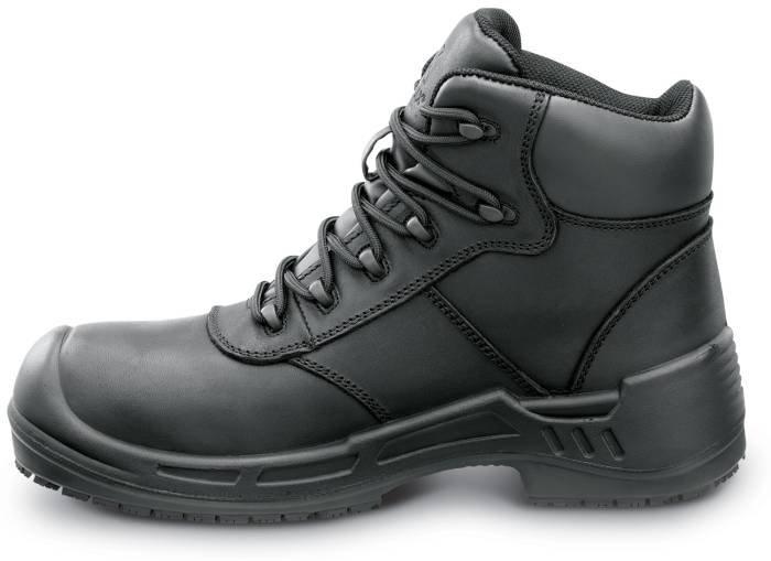 alternate view #3 of: Bota de trabajo antideslizante MaxTRAX, impermeable, EH, con puntera de material compuesto, de 6ápulgadas, negra, de hombre, SR Max SRM9150 Lewiston