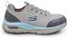 alternate view #2 of: SKECHERS Work SSK108097GYAQ Sadie, Arch Fit, Women's, Grey /Aqua, Alloy Toe, EH, MaxTRAX Slip Resistant, Low Athletic Work Shoe