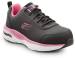 view #1 of: Zapato de trabajo antideslizante MaxTRAX, EH, con puntera de aleaciÝn, estilo atlÒtico, negro/rosa, de mujer, SKECHERS Work Arch Fit SSK108098BKPK Reagan