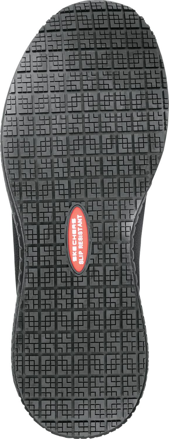 alternate view #5 of: SKECHERS Work SSK108160BLK Emma, Women's, Black, Soft Toe, MaxTRAX Slip Resistant, EH, Slip-On Athletic, Work Shoe