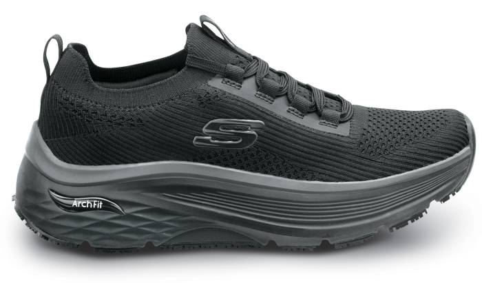 alternate view #2 of: SKECHERS Work Arch Fit SSK108173BLK Addison, Women's, Black, Soft Toe, MaxTRAX Slip Resistant, EH, Low Athletic, Work Shoe