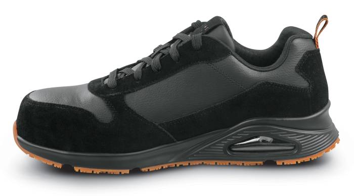 alternate view #3 of: SKECHERS Work SSK200252BLK Parker, Men's, Black, Alloy Toe, EH, MaxTRAX Slip Resistant, Low Athletic, Work Shoe