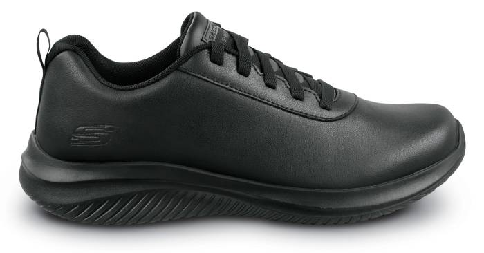 alternate view #2 of: SKECHERS Work SSK200289BLK Eric, Men's, Black, Soft Toe, EH, MaxTRAX Slip Resistant, Oxford, Work Shoe