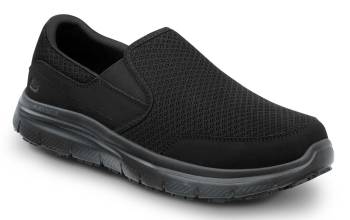 Zapato de trabajo con puntera blanda, antideslizante MaxTRAX, pancha de estilo atlÒtico, negra, de mujer, SKECHERS Work SSK8175BLK Ella