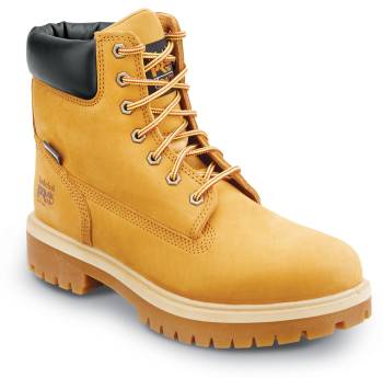 Timberland PRO STMA1V48 6IN Direct Attach Men's, Wheat, Soft Toe, MaxTRAX Slip Resistant, WP/Insulated Boot