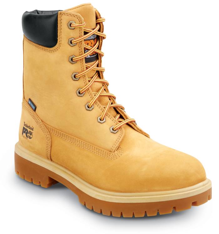 view #1 of: Bota WP antideslizante MaxTRAX, con puntera de acero, EH, color trigo, de hombre, de encastre directo, Timberland PRO STMA1WDJ 8IN